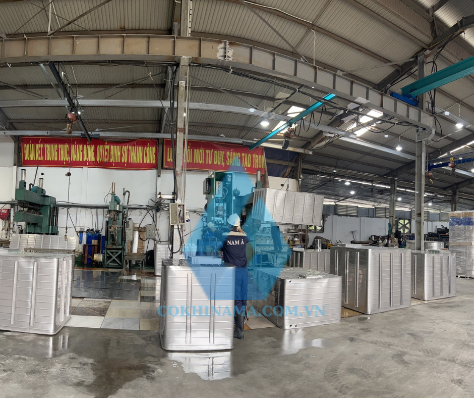 bể ngầm Inox nam á
